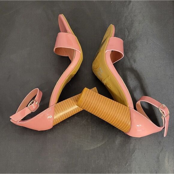 BRAND NEW FOREVER BLOCK ADJUSTABLE BUCKLE ANKLE STRAP OPEN TOE WOMEN"S SANDAL - Picture 14 of 14